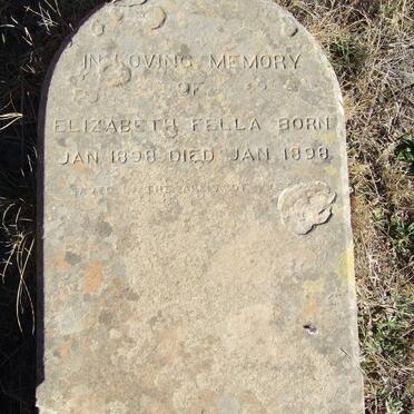 FELLA Elizabeth 1898-1898