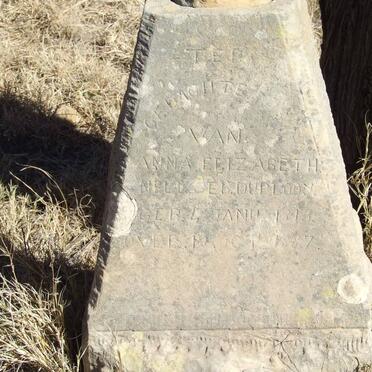 NELL Anna Elizabeth nee DU PLOOY 1813-1887