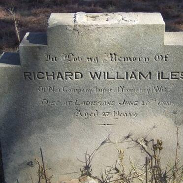ILES Richard William -1900
