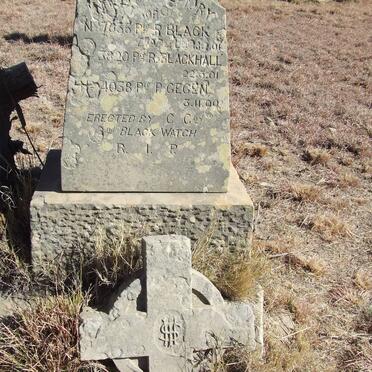 2. Memorial - soldiers of the 2nd Black Watch