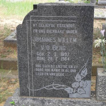 BERG Johannes Willem, v.d. 1897-1964