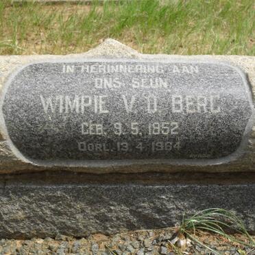 BERG Wimpie, v.d. 1952-1964
