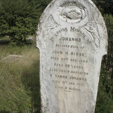 BISSE Johanna -1909 :: BISSE Susanna Johanna -1910