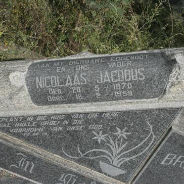 BRITS Nicolaas Jacobus 1870-1959 &amp; Maria Elizabeth OBERHOLZER 1883-1966