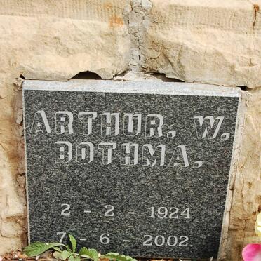 BOTHMA Arthur W. 1924-2002