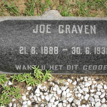 CRAVEN Joe 1888-1930
