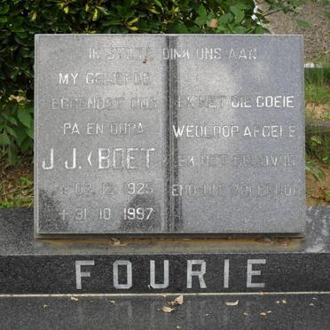 FOURIE J.J. 1925-1997