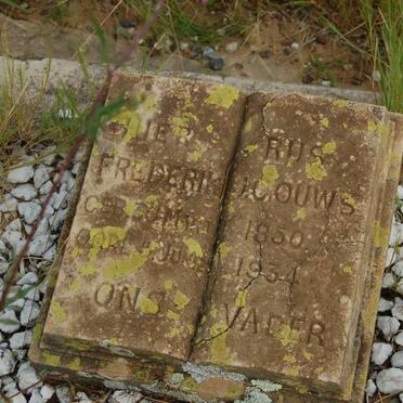 GOUWS Frederik J. 1850-1934