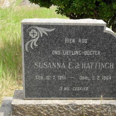 HATTINGH Susanna E.J. 1951-1964