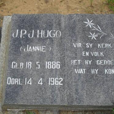 HUGO J.P.J. 1886-1962