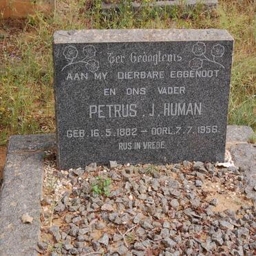 HUMAN Petrus J. 1882-1956