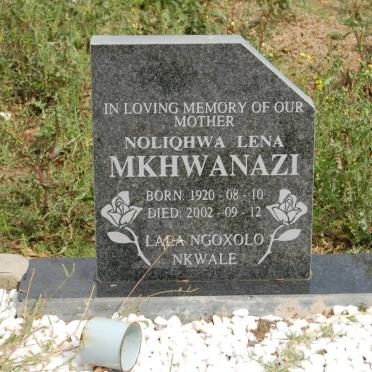 MKHWANAZI Noliqhwa Lena 1920-2002