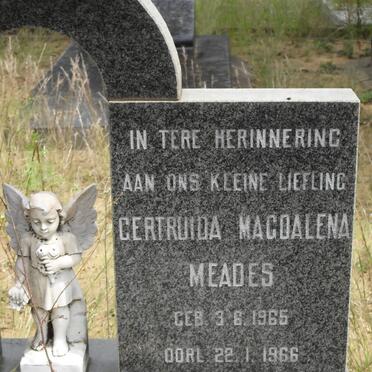 MEADES Gertruida Magdalena 1965-1966