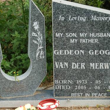 MERWE Gedeon Geoge, van der 1973-2005
