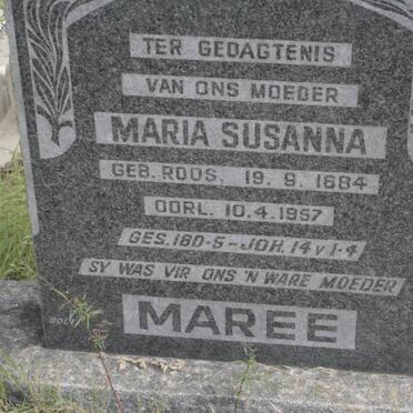 MAREE Maria Susanna nee ROOS 1884-1957