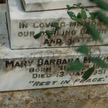 MUKHEIBER Mary Barbara 1950-1951