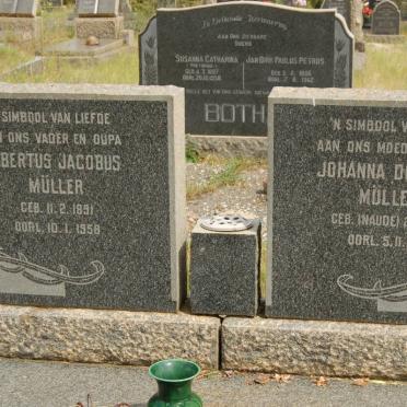 MüLLER Albertus Jacobus 1891-1958 &amp; Johanna Dorothea NAUDE 1893-1949
