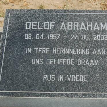 MEINTJES Oelof Abraham 1957-2003