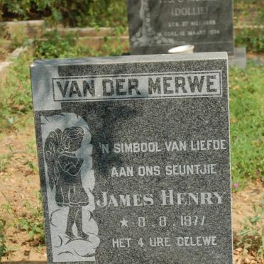 MERWE James Henry, van der -1977
