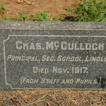 McCULLOCH Chas -1917