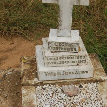 OOSTHUIZEN Cecilia 1923-1923