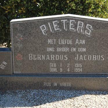 PIETERS Bernardus Jacobus 1915-1994