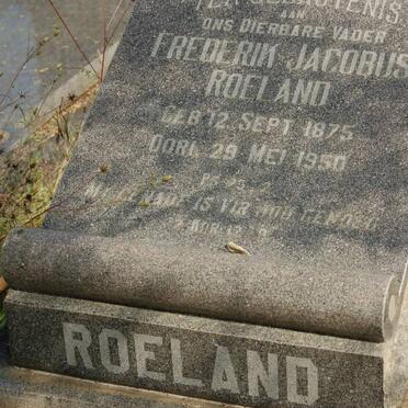 ROELAND Frederik Jacobus 1875-1950