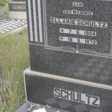 SCHULTZ  Ellakie 1904-1972