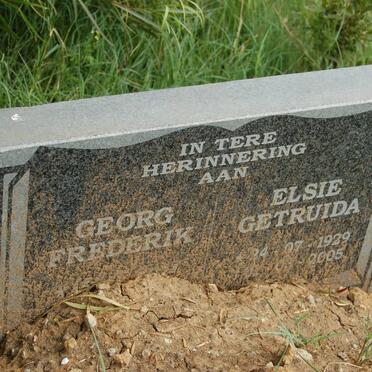 ? Georg Frederik &amp; Elsie Getruida 1929-2005