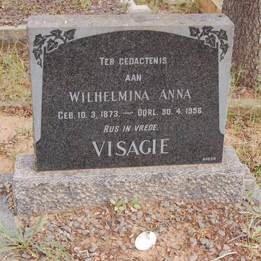 VISAGIE Wilhelmina Anna 1873-1956