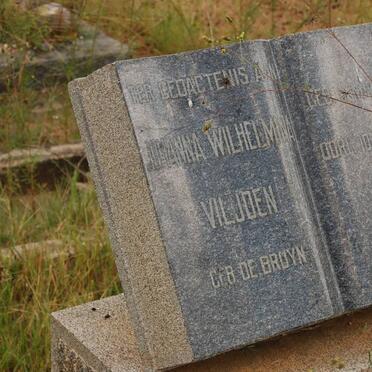 VILJOEN Johanna Wilhelmina nee DE BRUYN 1896-1959