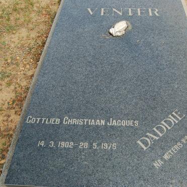 VENTER Gottlieb Christiaan Jacques 1902-1975