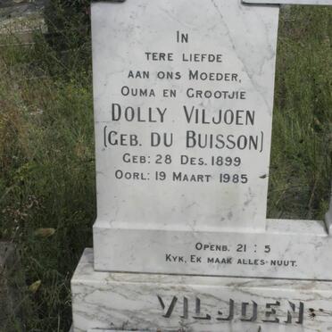 VILJOEN Dolly nee DU BUISSON 1899-1985