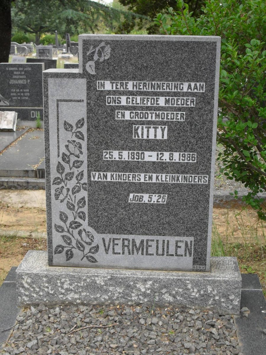 VERMEULEN Kitty 1890-1986