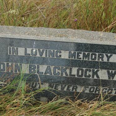 WILSON John Blacklock 