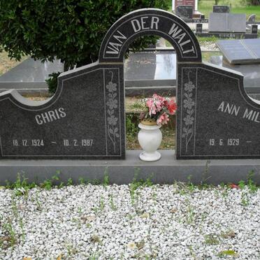 WALT Chris, van der 1924-1987 &amp; Anna MILLER 1929-