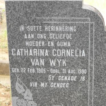 WYK Catharina Cornelia, van 1905-1990