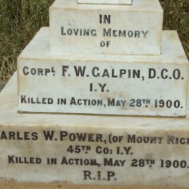 GALPIN F.W. -1900 :: POWER Charles W. -1900