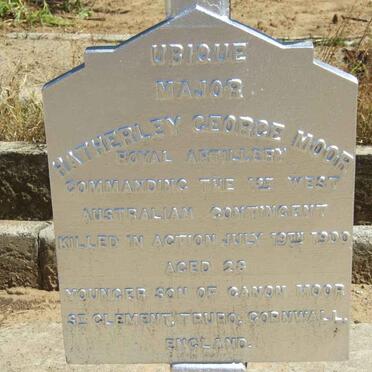 MOORE Hatherley George -1900