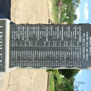4. Memorial for British Soldiers originally buried at Yeomanry Kopje &amp; Lindley