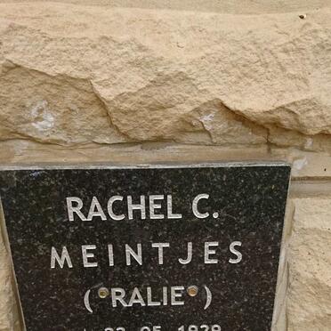 MEINTJES Rachel C. nee RALIE 1929-2013