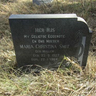 SMIT Maria Christina nee MULLER 1927-1964