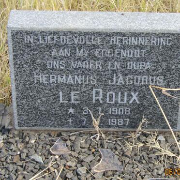 ROUX Hermanus Jacobus, le 1908-1987