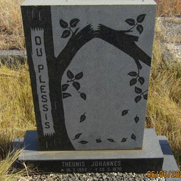 PLESSIS Theunis Johannes, du 1952-1970