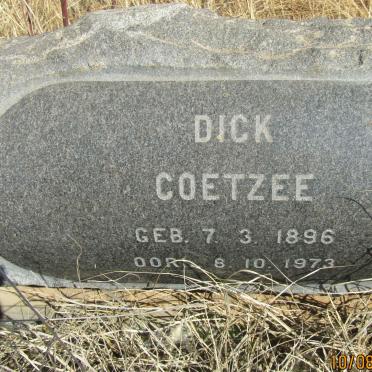 COETZEE Dick 1896-1973