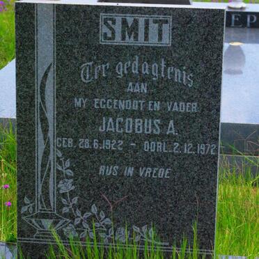 SMIT Jacobus A. 1922-1972