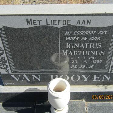 ROOYEN Ignatius Marthinus, van 1914-1986