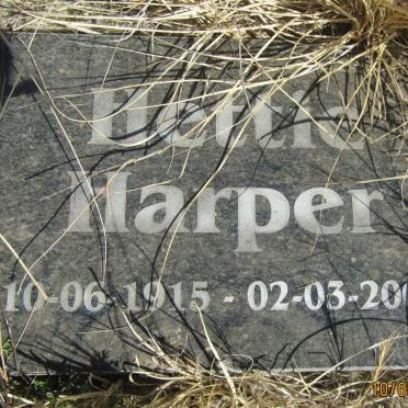 HARPER Hettie 1915-2002