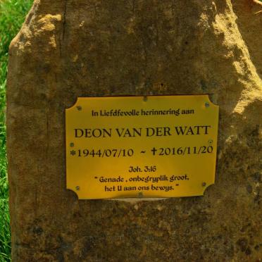 WATT Deon, van der 1944-2016