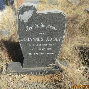 ALLERS Johannes Adolf 1902-1985